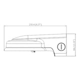 Brazo para Pared compatible con Cámaras Domo Modelos: HDBWxxExx, HDBWxxH-xx y DH-PFB211W - SILYMX