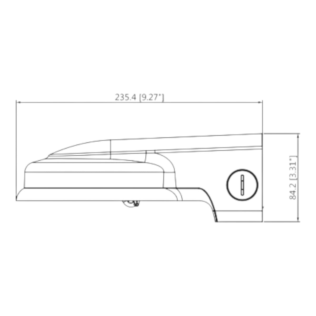 Brazo para Pared compatible con Cámaras Domo Modelos: HDBWxxExx, HDBWxxH-xx y DH-PFB211W - SILYMX