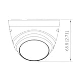 DAHUA T1A51-28 Cámara Domo de 5 Megapixeles/ Lente de 2.8mm/ 106 Grados de Apertura/ IR de 20 Mts/ Uso Interior/ Soporta HDCVI/AHD/TVI y CBVS/ - SILYMX