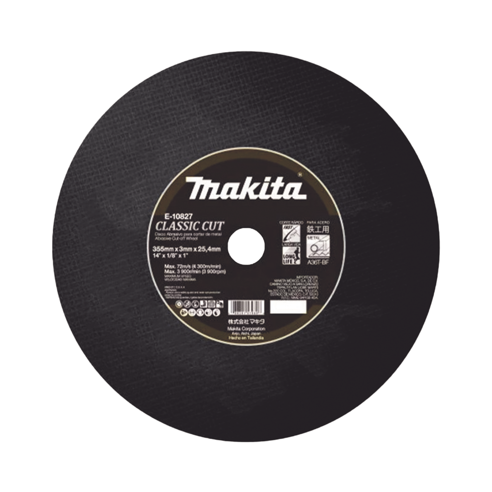 Disco de corte para metal de 14" E10827 - SILYMX