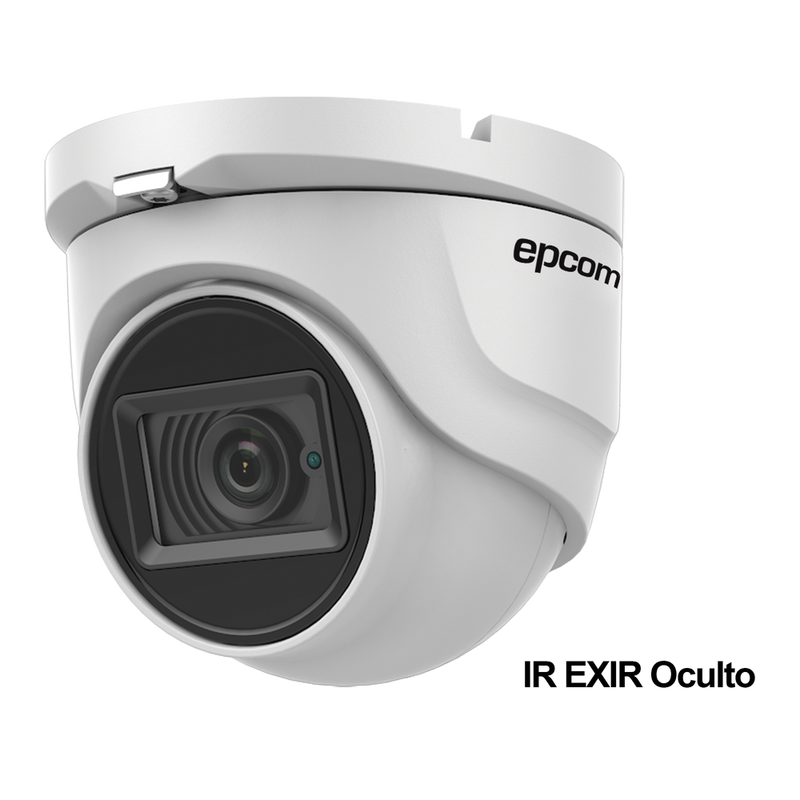 Cámara Eyeball TURBOHD 4K 8Megapixeles Gran Angular 102° Lente 2.8 mm Exterior IP67IR EXIR 30 mts dWDR TVI-AHD-CVI-CVBS E4K-TURBO-L - SILYMX