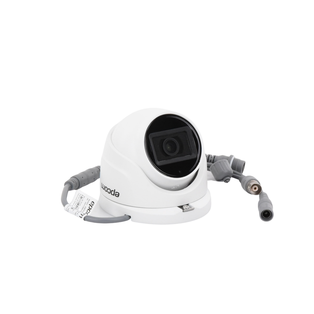Cámara Turret TURBOHD 5 Megapixel Angulo de vision 85.5° Lente 2.8 mm 30 mts IR EXIR Exterior IP67 4 Microfono Integrado dWDR E50-TURBO-G2/A - SILYMX