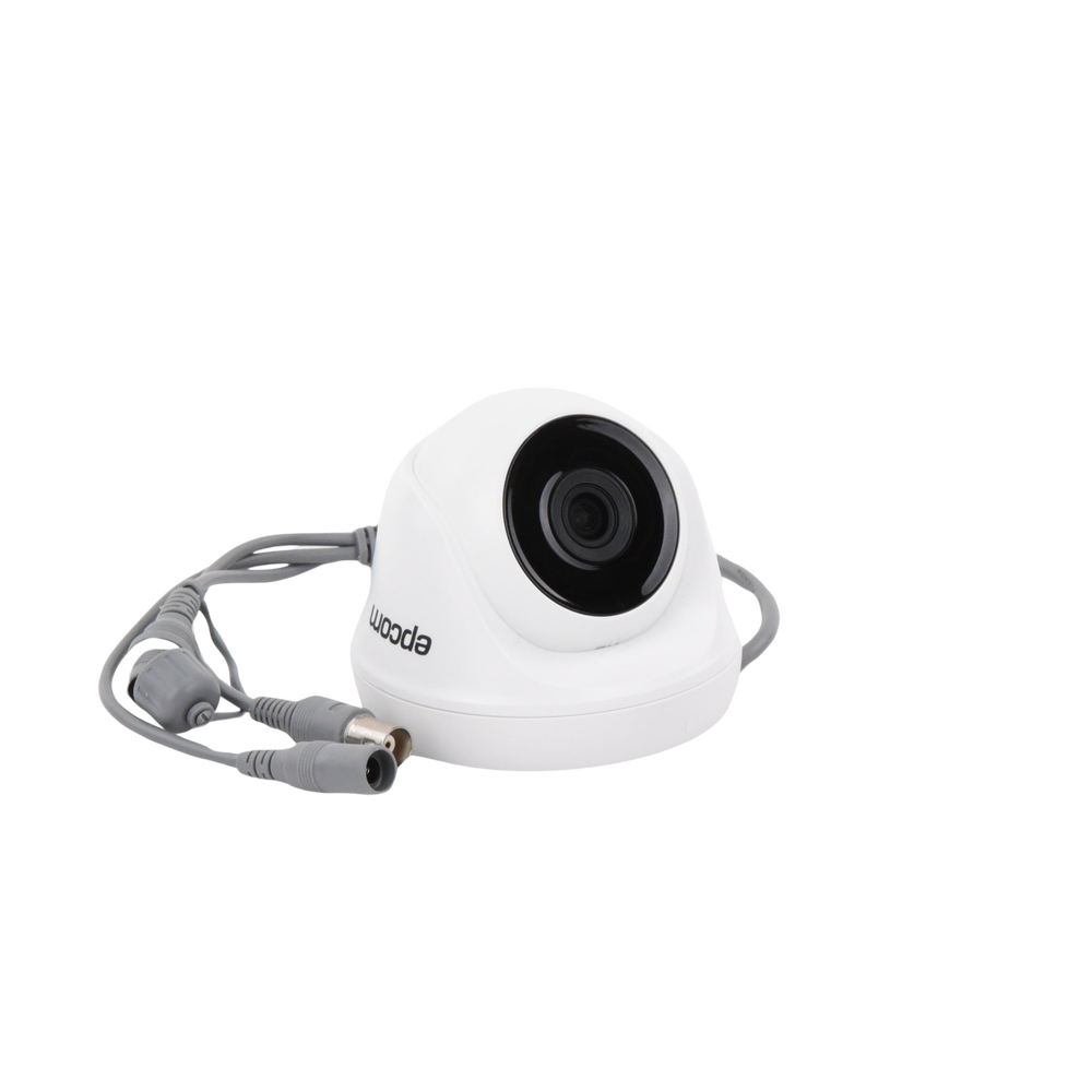 Cámara Turret TURBOHD 5 Megapíxel 85° de Visión Lente 2.8 mm Exterior IP66 IR EXIR 20 mts TVI-AHD-CVI-CVBS Policarbonato E50-TURBOG3-P - SILYMX