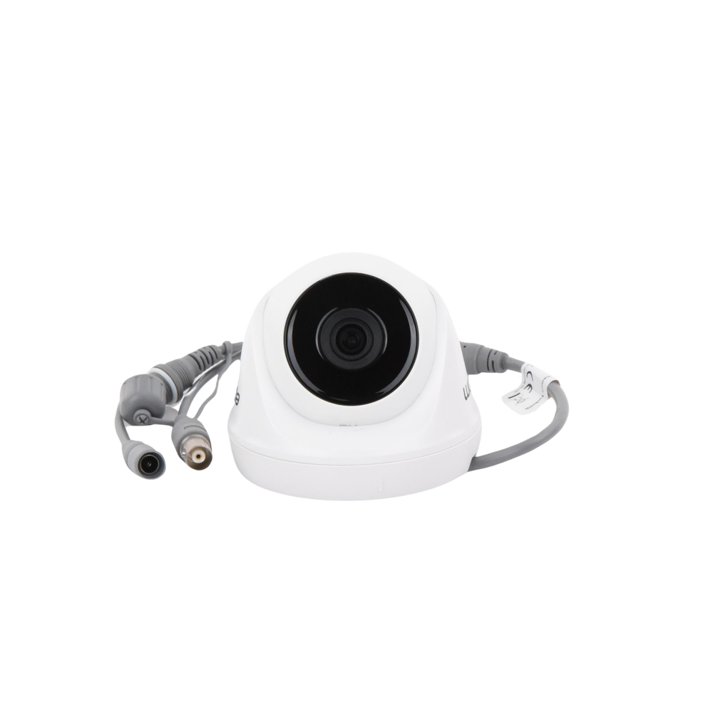 Cámara Turret TURBOHD 5 Megapíxel 85° de Visión Lente 2.8 mm Exterior IP66 IR EXIR 20 mts TVI-AHD-CVI-CVBS Policarbonato E50-TURBOG3-P - SILYMX