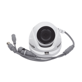 Cámara Turret TURBOHD 2 Megapixel (1080p) METÁLICA Gran Angular 103° Lente 2.8 mm IR EXIR 20 Mts Exterior IP66 TVI-AHD-CVI-CVBS dWDR E8-TURBO-G2W - SILYMX