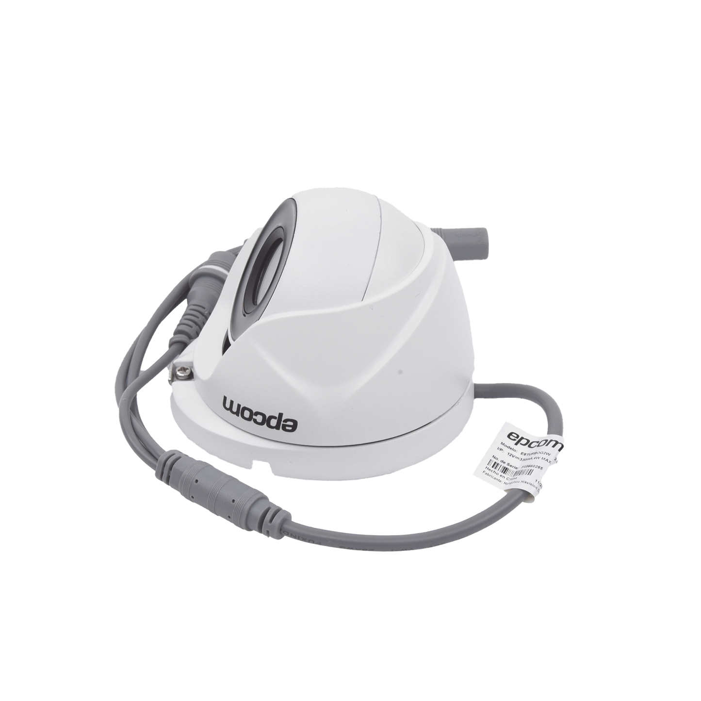 Cámara Turret TURBOHD 2 Megapixel (1080p) METÁLICA Gran Angular 103° Lente 2.8 mm IR EXIR 20 Mts Exterior IP66 TVI-AHD-CVI-CVBS dWDR E8-TURBO-G2W - SILYMX