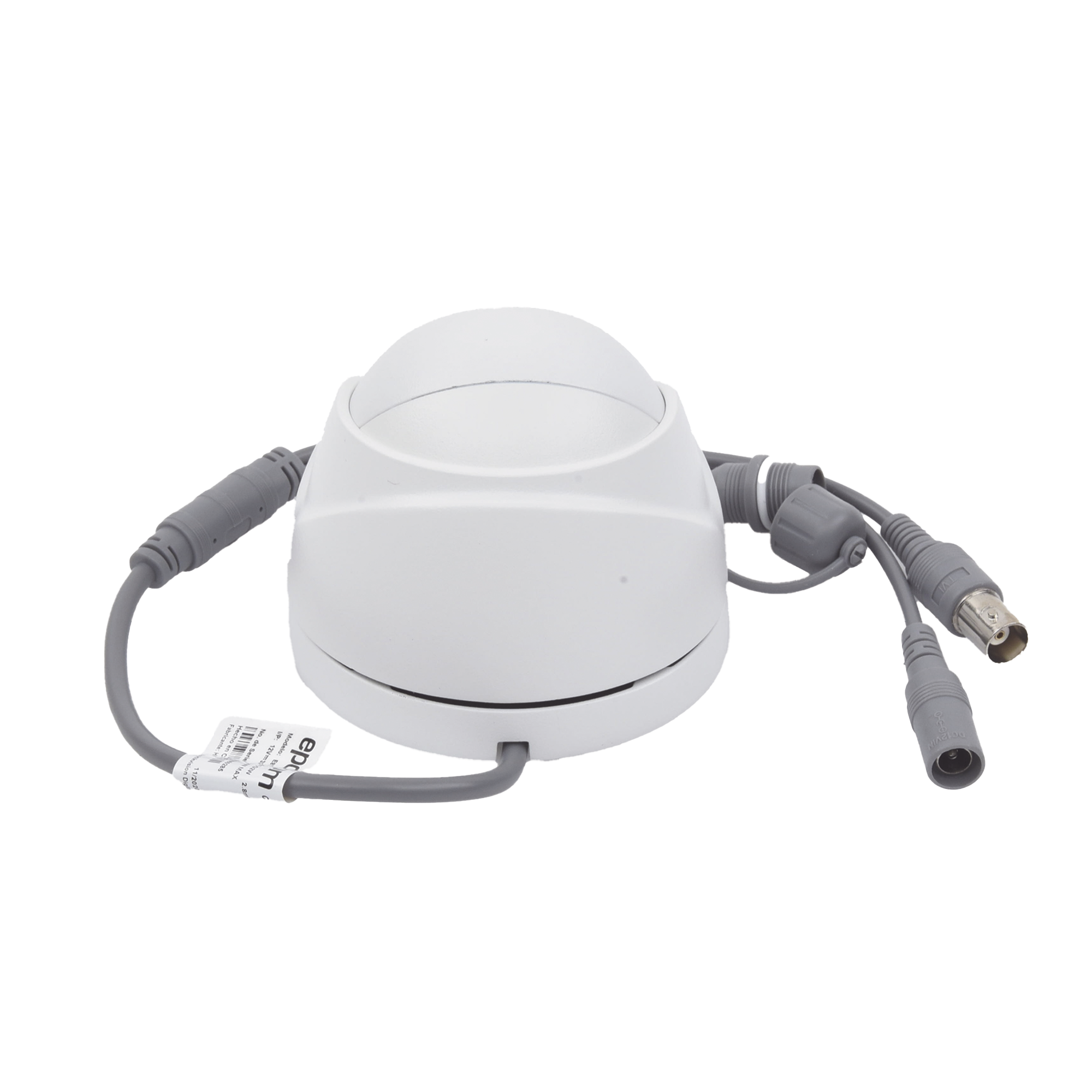 Cámara Turret TURBOHD 2 Megapixel (1080p) METÁLICA Gran Angular 103° Lente 2.8 mm IR EXIR 20 Mts Exterior IP66 TVI-AHD-CVI-CVBS dWDR E8-TURBO-G2W - SILYMX