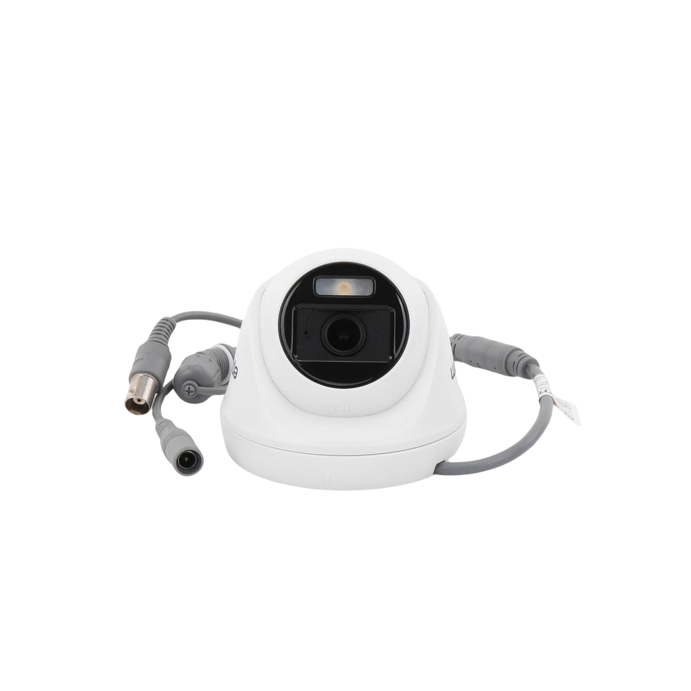 Cámara Turret TURBOHD 2 Megapíxel 1080p Imagen a color 24/7 Lente 2.8 mm Policarbonato Luz Blanca 20 mts Interior Microfono Integrado TVI-AHD-CVI-CVBS dWDR E8-TURBO-PC/A - SILYMX