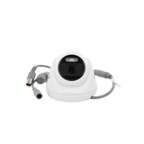 Cámara Turret TURBOHD 2 Megapíxel 1080p Imagen a color 24/7 Lente 2.8 mm Policarbonato Luz Blanca 20 mts Interior Microfono Integrado TVI-AHD-CVI-CVBS dWDR E8-TURBO-PC/A - SILYMX