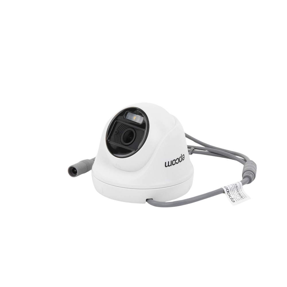 Cámara Turret TURBOHD 2 Megapíxel 1080p Imagen a color 24/7 Lente 2.8 mm Policarbonato Luz Blanca 20 mts Interior Microfono Integrado TVI-AHD-CVI-CVBS dWDR E8-TURBO-PC/A - SILYMX