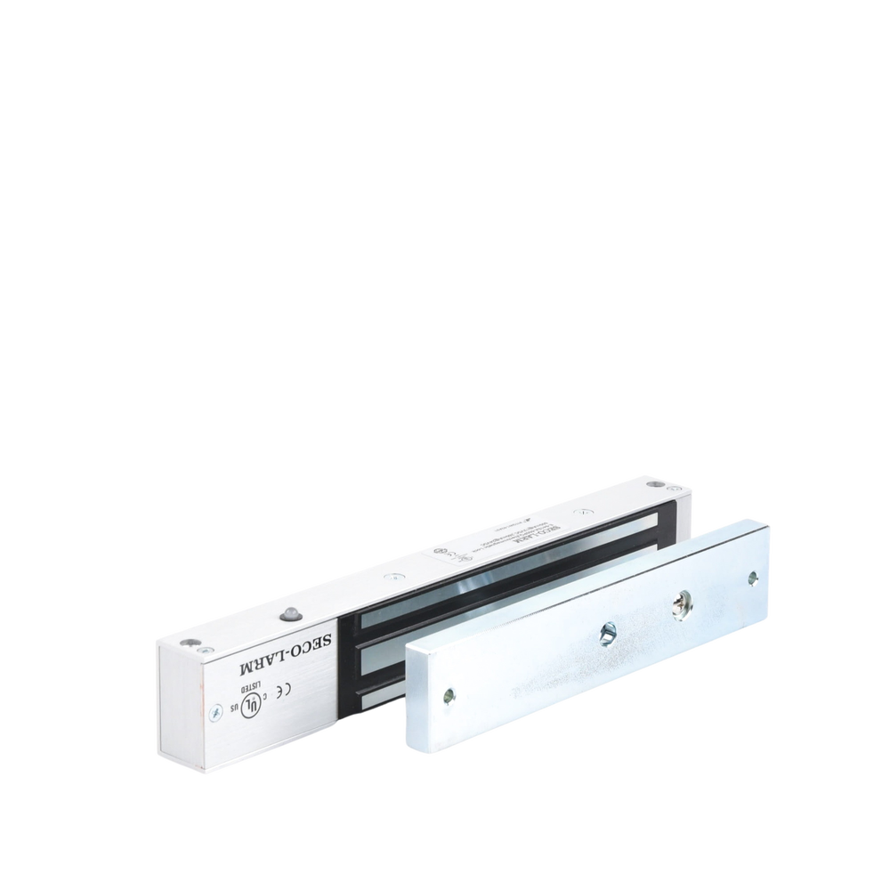 Chapa Magnética 600 lbs con LED Sensor de Estado de Unión Sin Magnetismo Residual Uso Interior E941SA600PQ - SILYMX