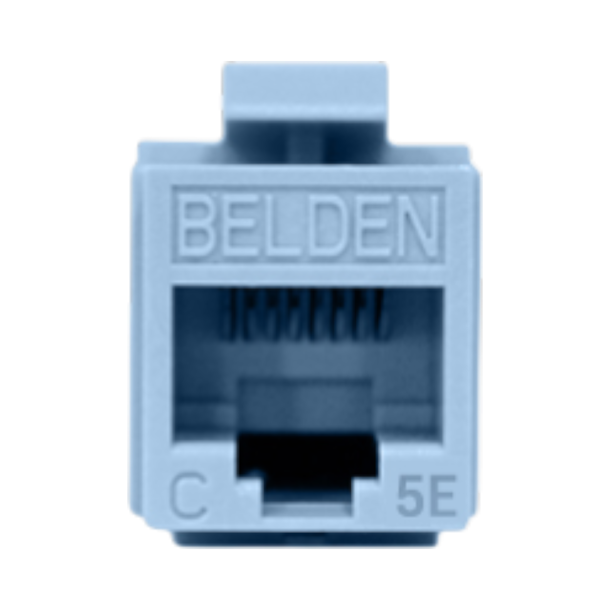Jack Modular RJ45 Cat5e Belden AX101315 KeyConnect Azul - SILYMX