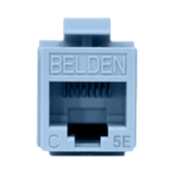 Jack Modular RJ45 Cat5e Belden AX101315 KeyConnect Azul - SILYMX