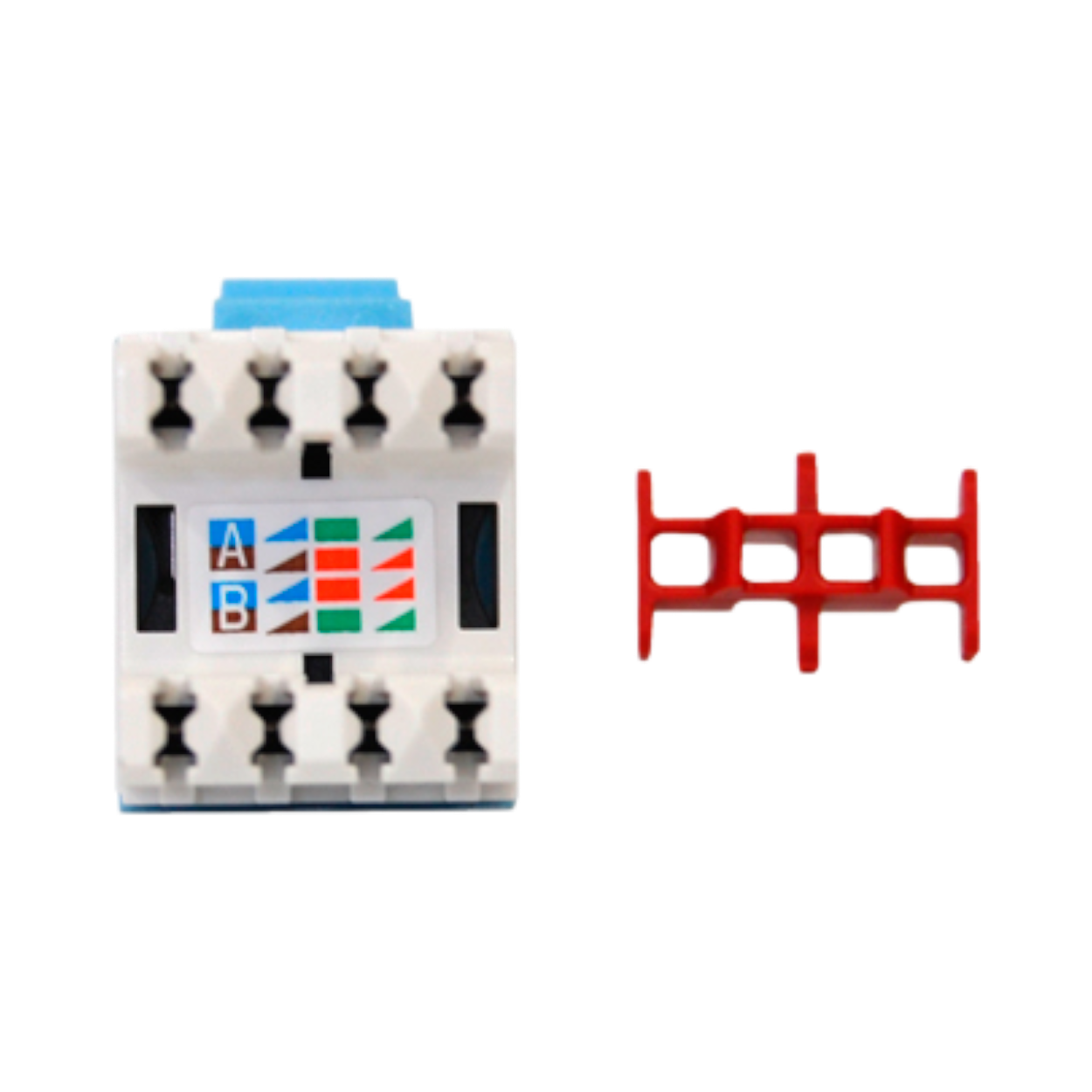 Jack Modular RJ45 Cat5e Belden AX101315 KeyConnect Azul - SILYMX