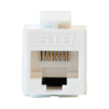 Jack Belden Cat6+ Rj45 Keyconnect Mediaflex NORDX Categoría 6 22 A 26 Awg De Impacto Blanco Ax101320 - SILYMX