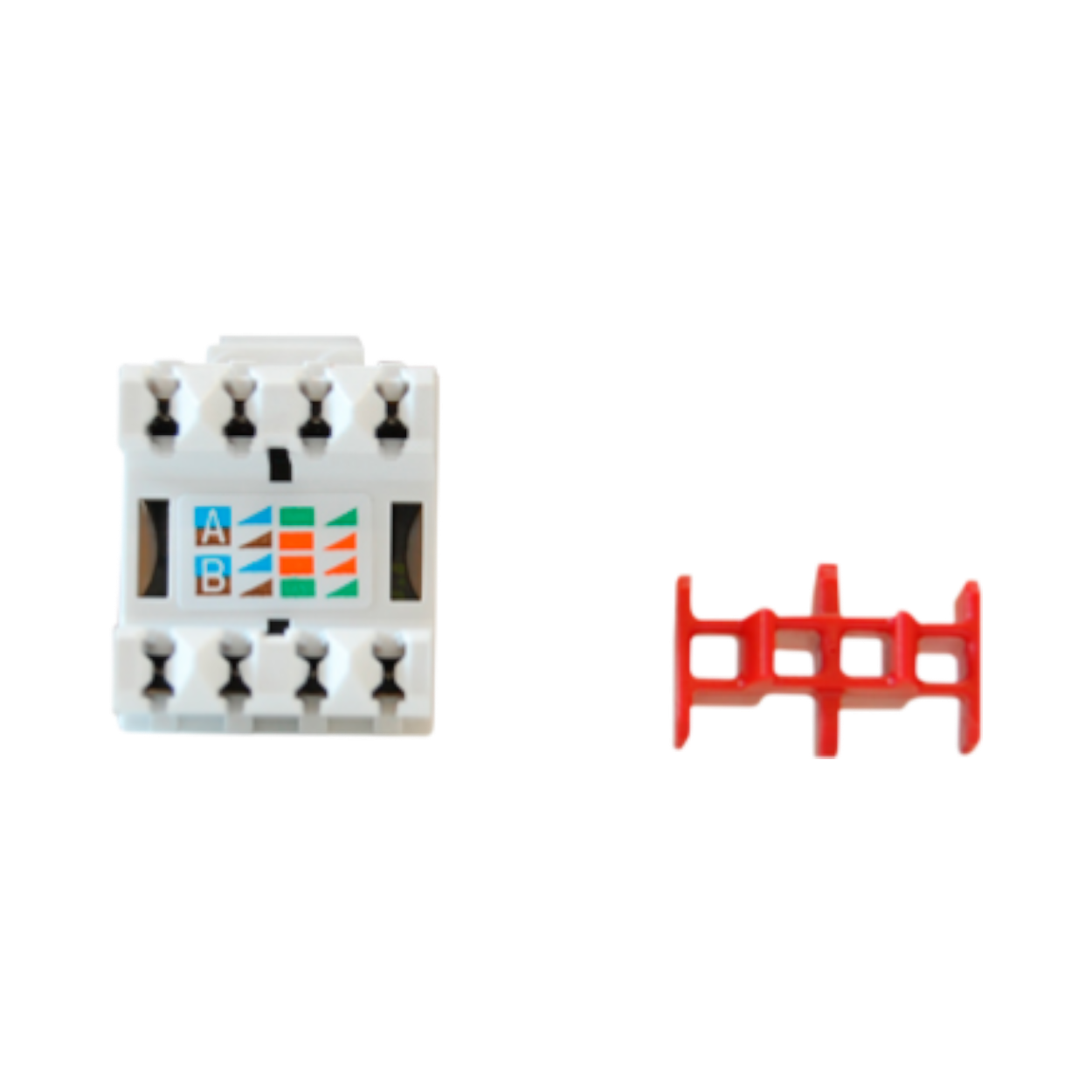 Jack Belden Cat6+ Rj45 Keyconnect Mediaflex NORDX Categoría 6 22 A 26 Awg De Impacto Blanco Ax101320 - SILYMX