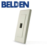 Faceplate Belden 1 Puerto Mdvo Color Gris A0405255 - SILYMX