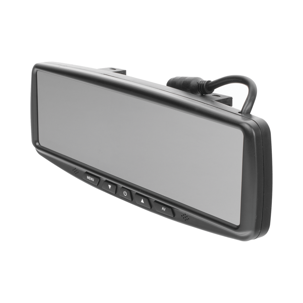 Sistema alámbrico de reversa con cámara monitor de 4.3 pulgadas cámara para placa de 170° - SILYMX