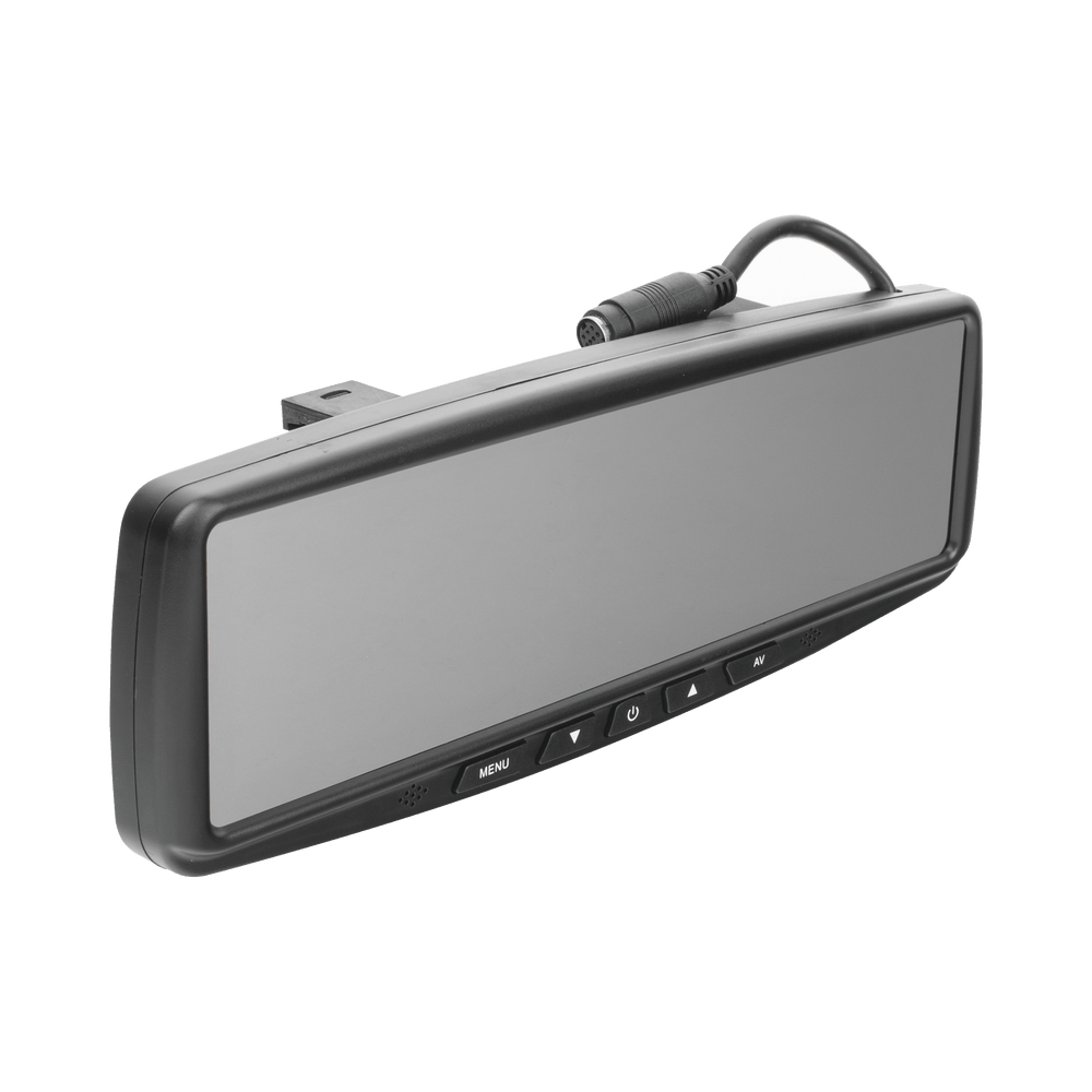 Sistema alámbrico de reversa con cámara monitor de 4.3 pulgadas cámara para placa de 170° - SILYMX