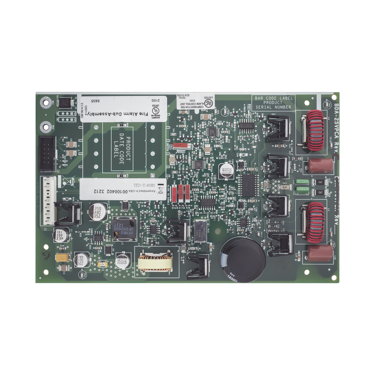 Módulo amplificador de audio de 25 V y 50 W para sistema de evacuación por voz ECC-50/100