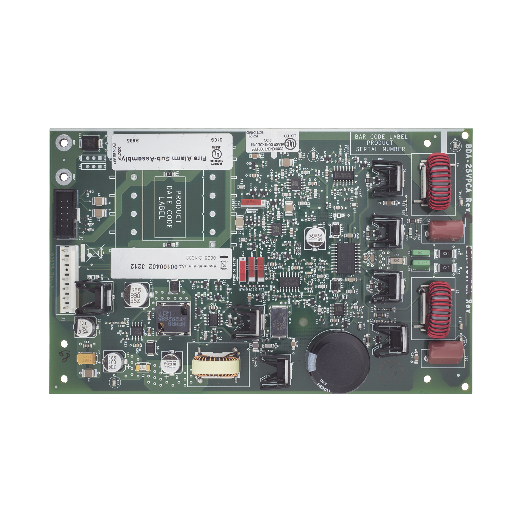 Módulo amplificador de audio de 25 V y 50 W para sistema de evacuación por voz ECC-50/100