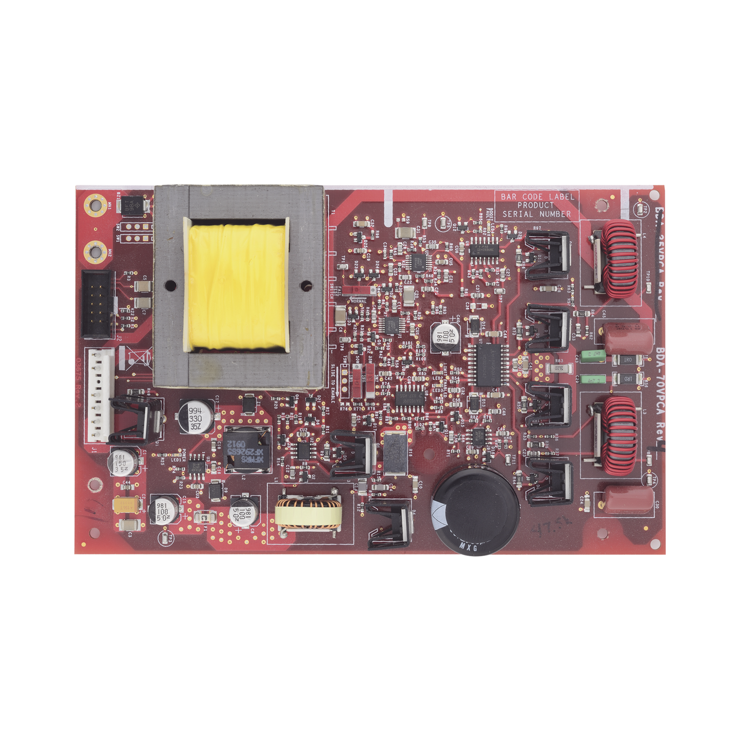 Módulo amplificador secundario de 70V y 50W para panel de evacuación de voz ECC-50/100(E) Fire-Lite