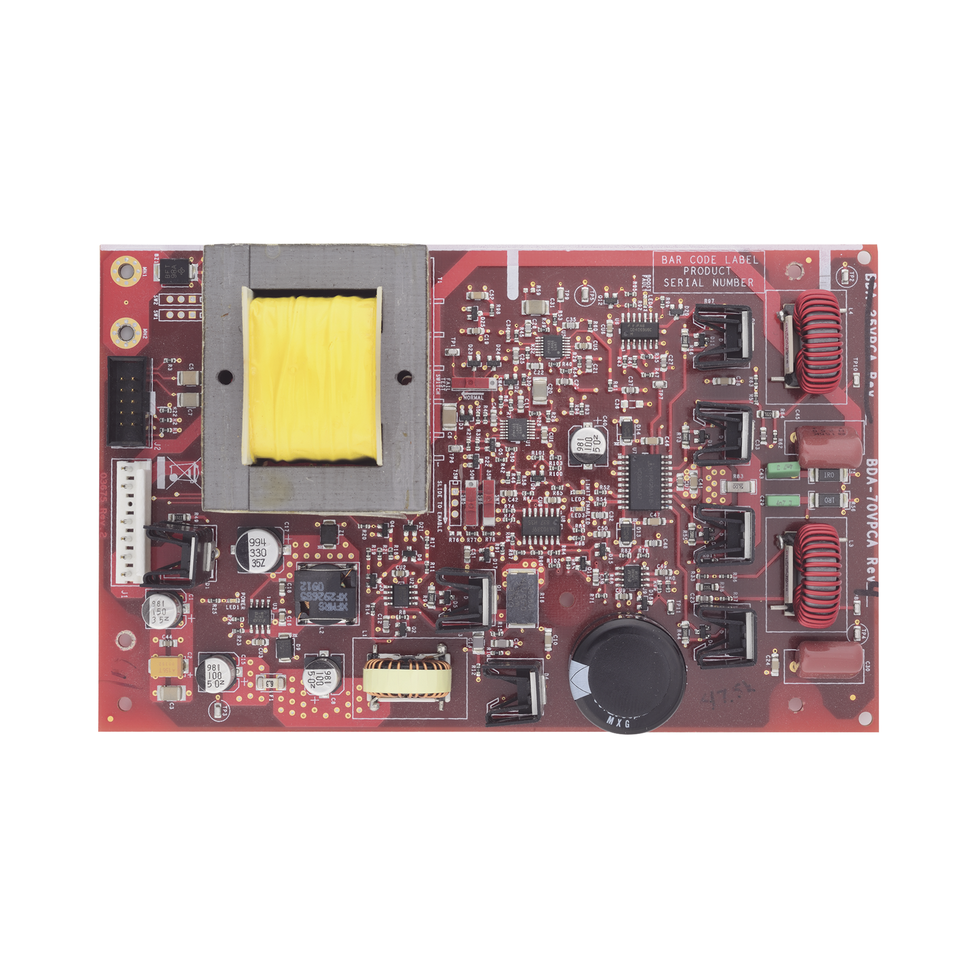 Módulo amplificador secundario de 70V y 50W para panel de evacuación de voz ECC-50/100(E) Fire-Lite