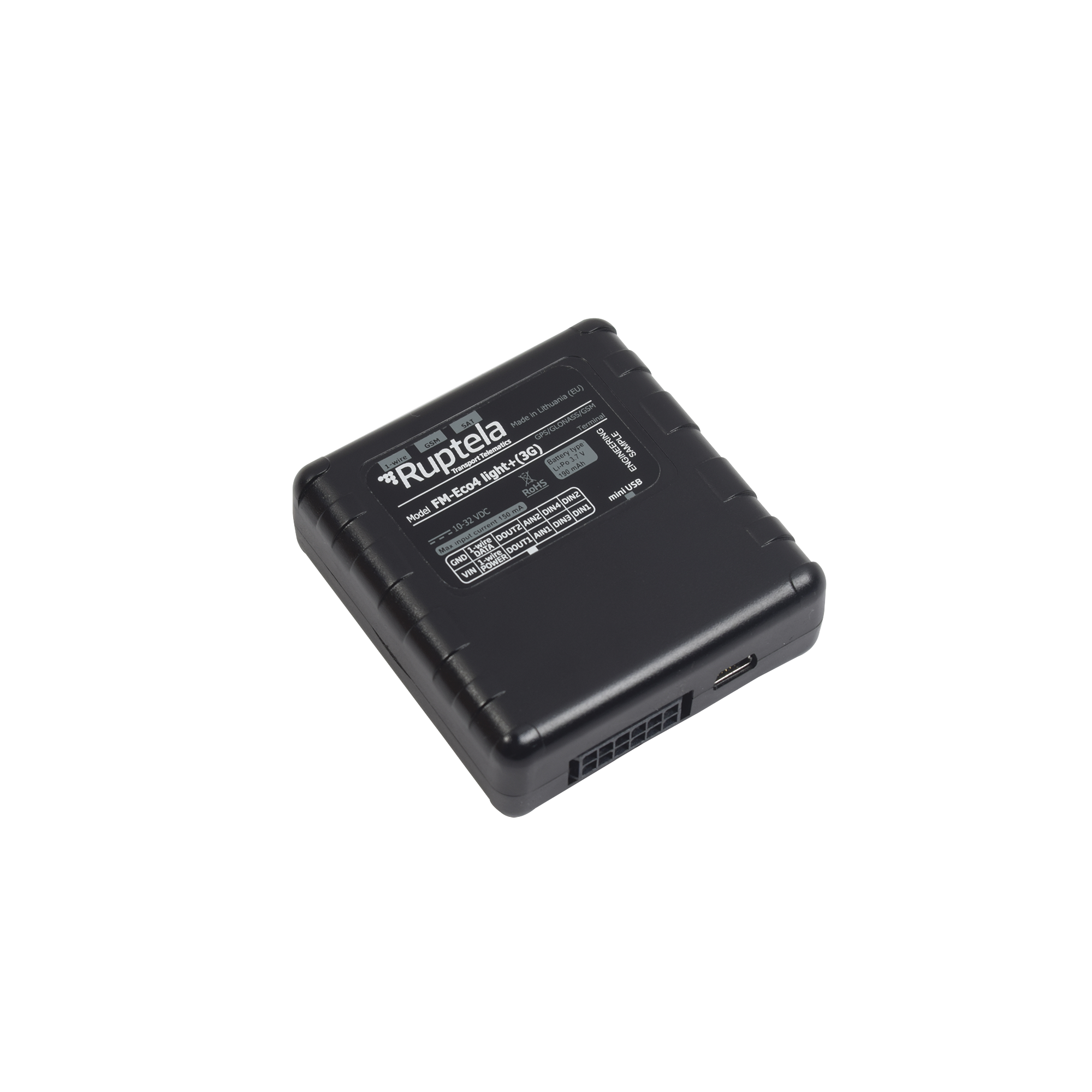 Localizador Vehicular 3G Compatible con GPS, GLONASS y GALILEO