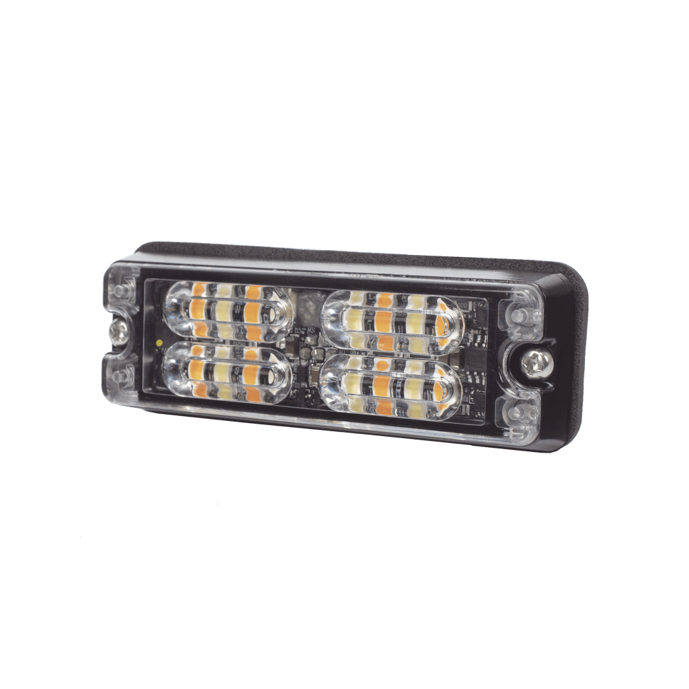 Luz Perimetral 12 LED Ultra Brillantes Color Ámbar Claro - SILYMX