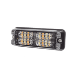 Luz Perimetral 12 LED Ultra Brillantes Color Ámbar Claro - SILYMX