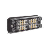Luz Perimetral 12 LED Ultra Brillantes Color Ámbar Claro - SILYMX