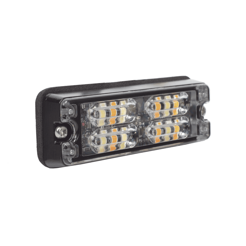 Luz Perimetral 12 LED Ultra Brillantes Color Ámbar Claro - SILYMX