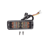 Luz Perimetral 12 LED Ultra Brillantes Color Ámbar Claro - SILYMX