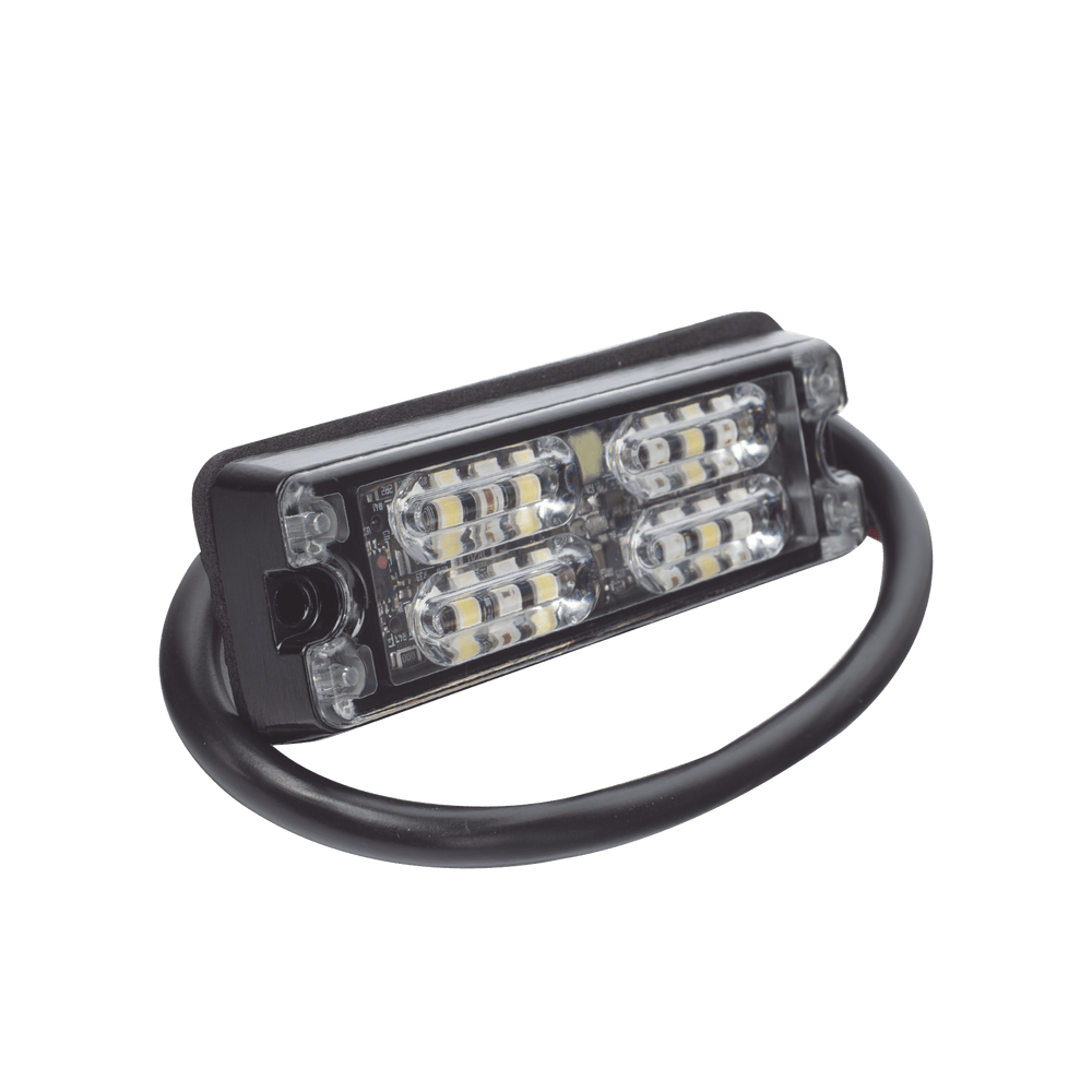 Luz Perimetral, 12 LED Ultra Brillantes, Color Rojo / Claro - SILYMX