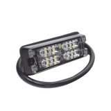 Luz Perimetral, 12 LED Ultra Brillantes, Color Rojo / Claro - SILYMX