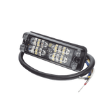 Luz Perimetral, 12 LED Ultra Brillantes, Color Rojo / Claro - SILYMX