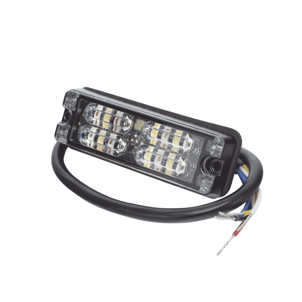 Luz Perimetral, 12 LED Ultra Brillantes, Color Rojo / Claro - SILYMX