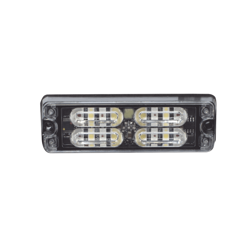 Luz Perimetral, 12 LED Ultra Brillantes, Color Rojo / Claro - SILYMX
