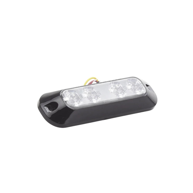 Luz Perimetral 4 LEDs Ultra Brillantes color Ambar ED3704-A - SILYMX