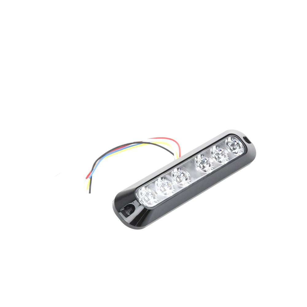 Luz Auxiliar Serie X3705 6 LEDs Ultra Brillantes, color Rojo / Azul