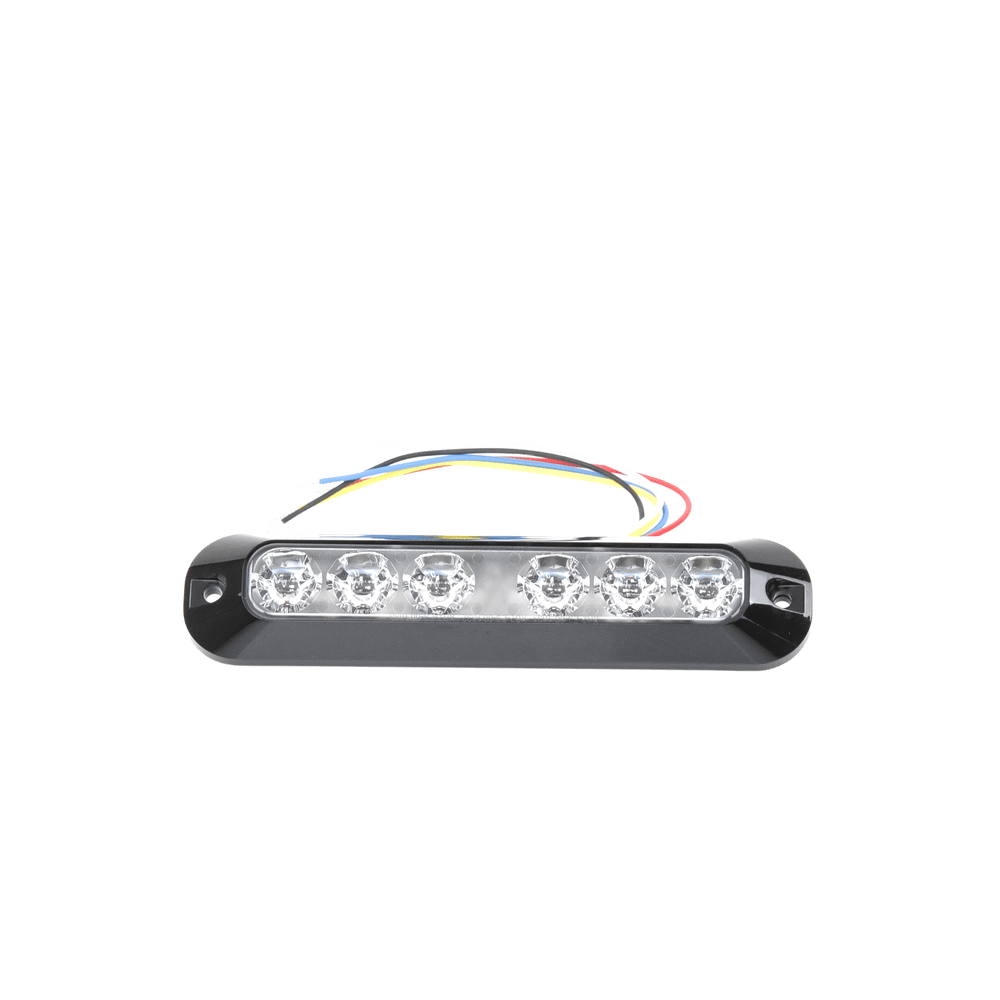 Luz Auxiliar Serie X3705 6 LEDs Ultra Brillantes, color Rojo / Azul - SILYMX