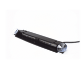 Luz Direccional de Visera 12 a 24 Vcc con enchufe vehicular doble cabezal dual color ámbar y blanco ED5051VDL2AW - SILYMX