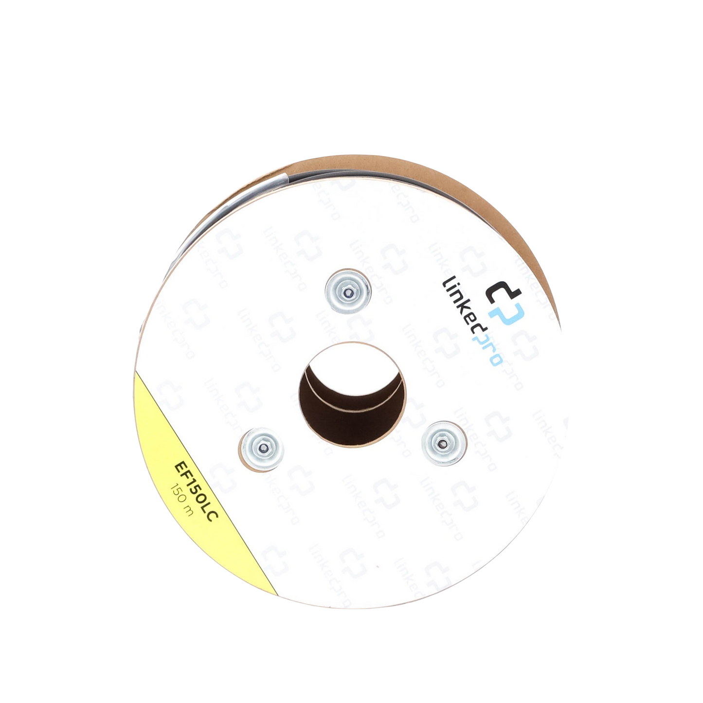 Carrete de Fibra Óptica Monomodo 9/125 LC-LC Dúplex 150m Reforzada Kevlar Subterránea | LINKEDPRO EF-150-LC - SILYMX