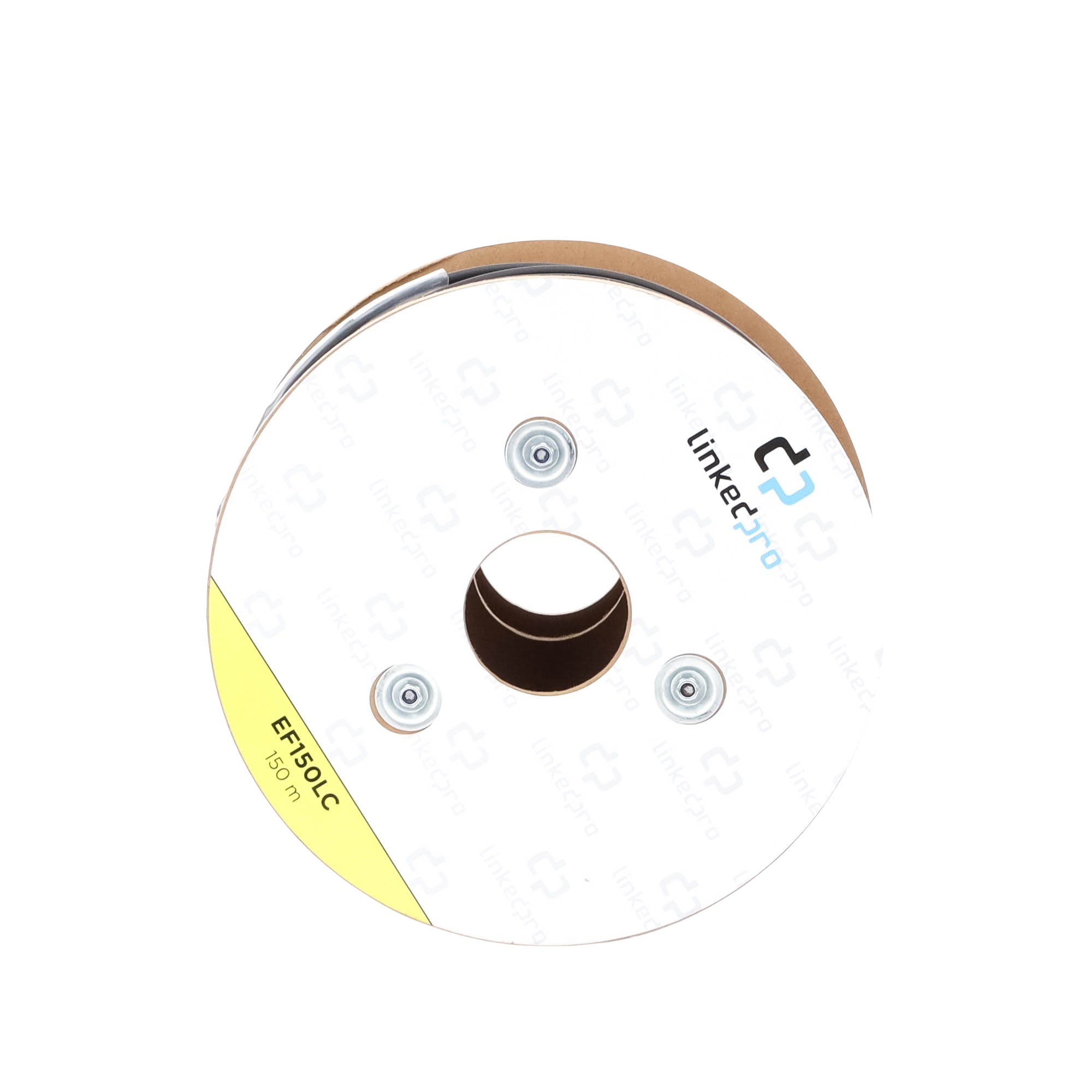 Carrete de Fibra Óptica Monomodo 9/125 LC-LC Dúplex 150m Reforzada Kevlar Subterránea | LINKEDPRO EF-150-LC - SILYMX