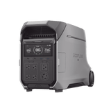 Estación de Energía Portátil DELTA PRO3 4096Wh 100W Capacidad Aumentar Respaldo Cargador Coche 10A 12.6V Conectividad WiFi Carga Solar 2600W Max - SILYMX