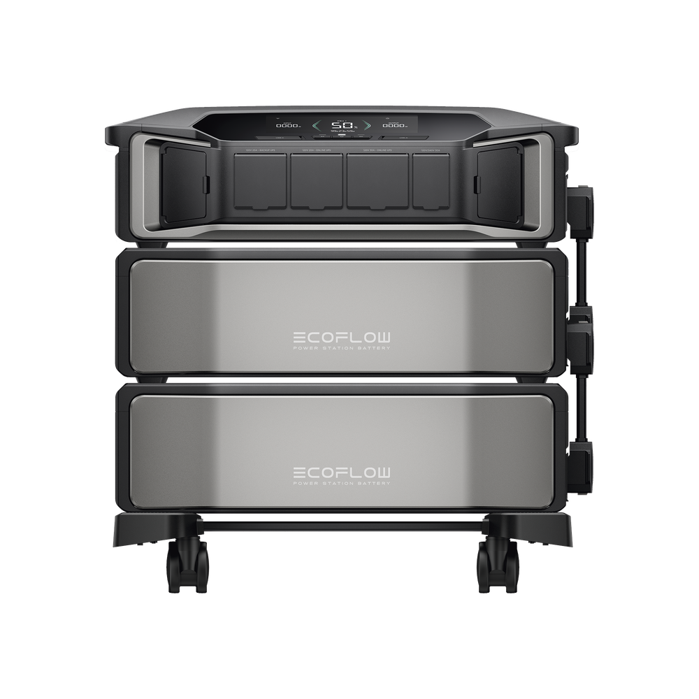 Estación de Energía Delta Pro Ultra 7.2kW Respaldo Residencial Incluye 2 Baterías de Litio LFP 6kWh 12kWh Totales  4000W Capacidad Trabajo Online 0ms - SILYMX