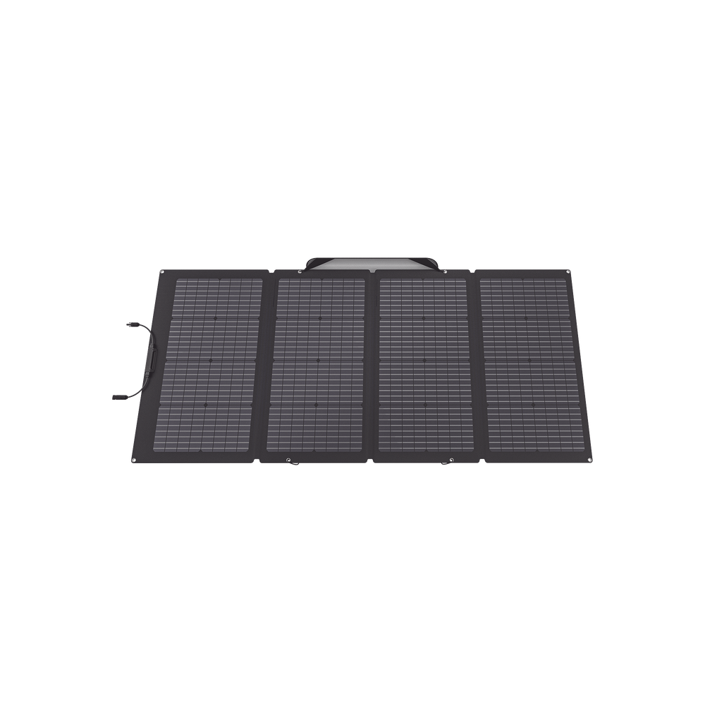 Módulo Solar Bifacial Portátil Flexible de 220W Recomendado Estaciones Portátiles EFD330 EFD350 ó EFD500 Ajuste de Ángulo Incluye Cable XT60 a MC4 - SILYMX