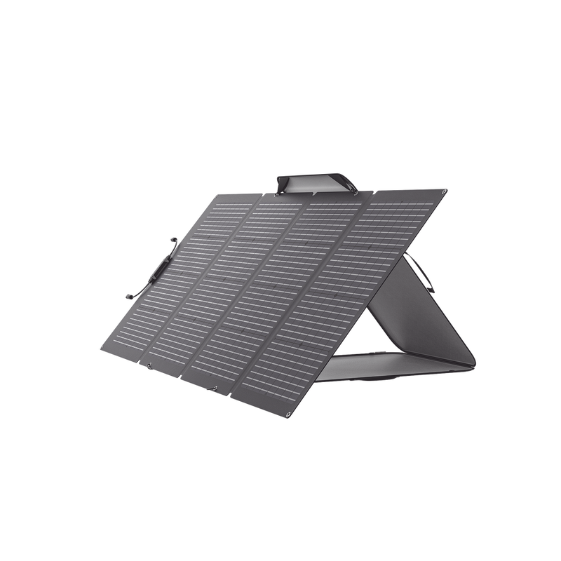 Módulo Solar Bifacial Portátil Flexible de 220W Recomendado Estaciones Portátiles EFD330 EFD350 ó EFD500 Ajuste de Ángulo Incluye Cable XT60 a MC4 - SILYMX