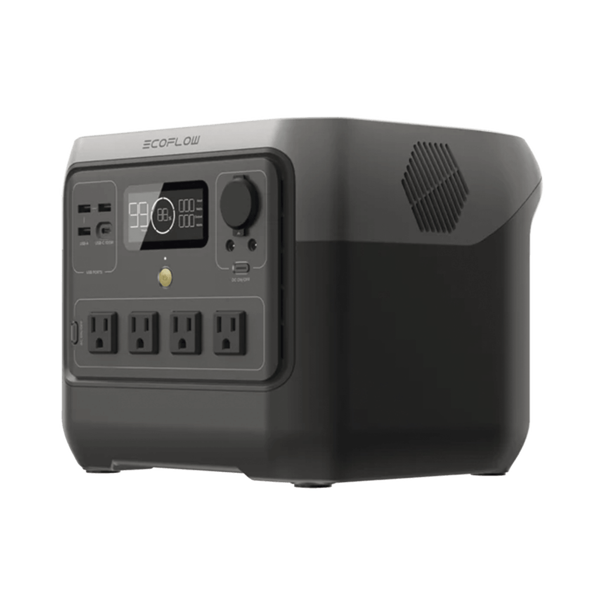 Soluciones de Energía PortátilECOFLOWEFR620EcoFlow River 2 Pro | Estación de Energía Portátil 768Wh Litio LFP 4 AC 800W (Max. 1600W) 1 USB - C 100W 3 USB - A 12W Cargador de Coche 10A, 126W Max. Conectividad WiFi y Bluetooth (App) Carga Solar 220W Max ECOFLOW EFR620 - SILYMX