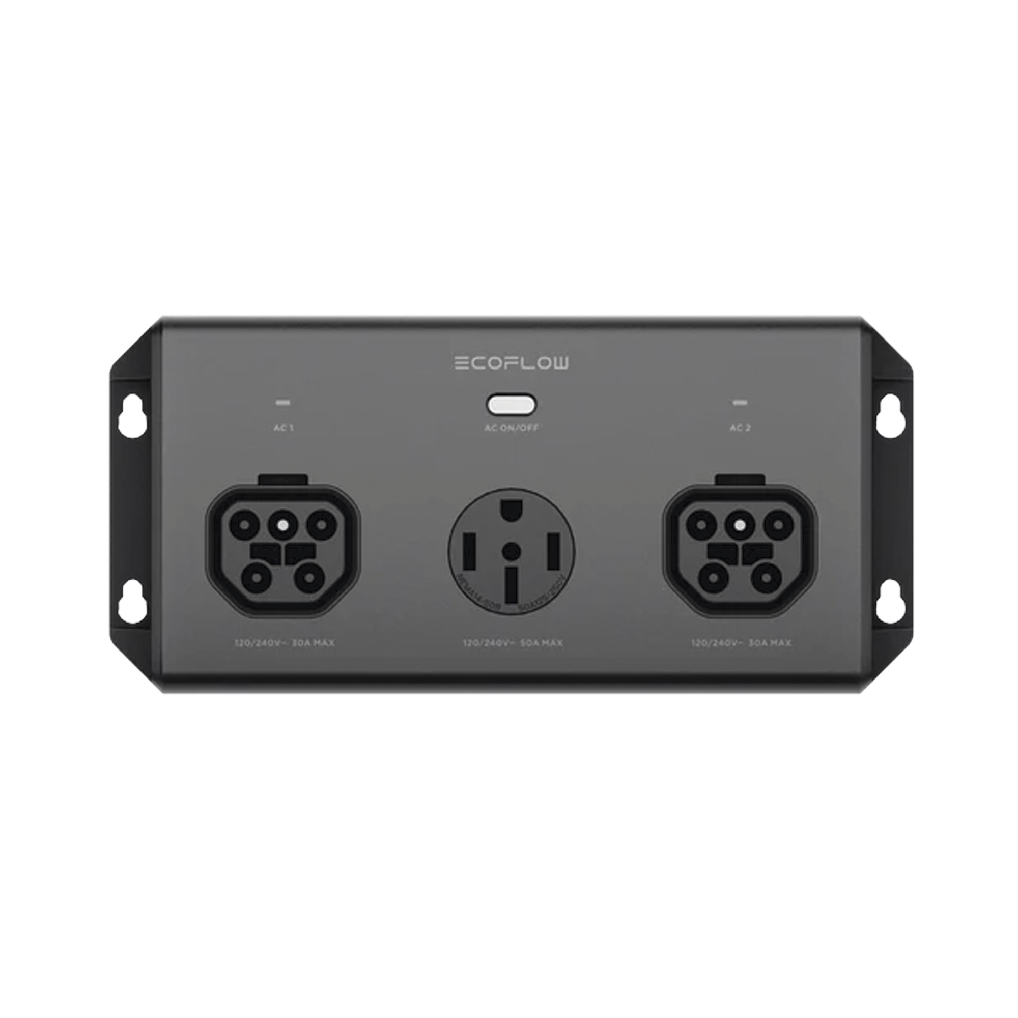 Hub para Conectar 2 EFYJ751PCSUS en Paralelo 120/240 Vca 50A Máximo ECOFLOW EFYJ751PR - SILYMX